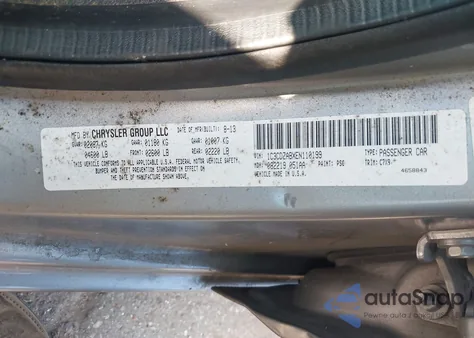 2014 Dodge Avenger Se from USA, damaged, VIN 1C3CDZABXEN110199